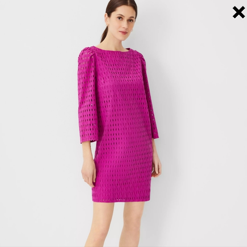 Ann Taylor Pink Mini Dress